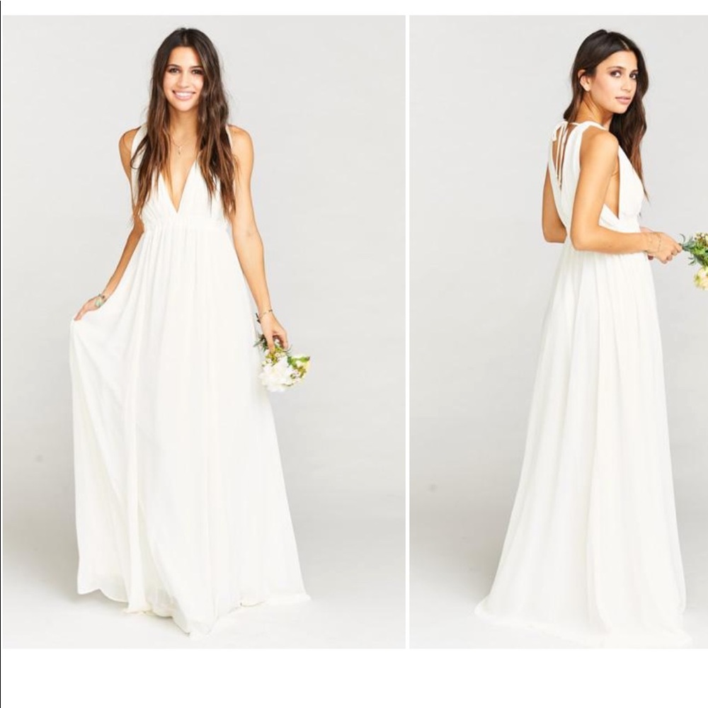 Show Me You Mumu - Wedding Cake Chiffon Dress
